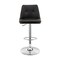 Armen Living Jacob Adjustable Swivel Black Faux Leather and Walnut Wood Bar Stool with Chrome Base LCJBBAWABL - alternate 8